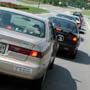 One half of the convoy that went to Jack Astors for the Dead Dog dinner.